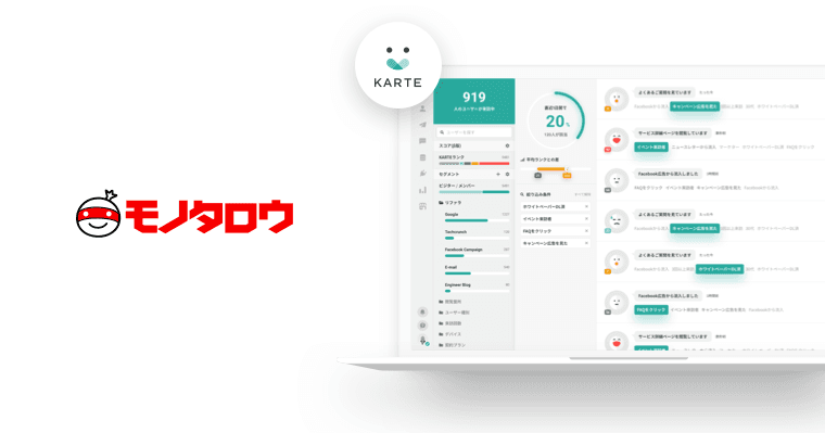 1800万点もの間接資材を扱う 事業者向けネット通販の「モノタロウ」が「KARTE」を導入