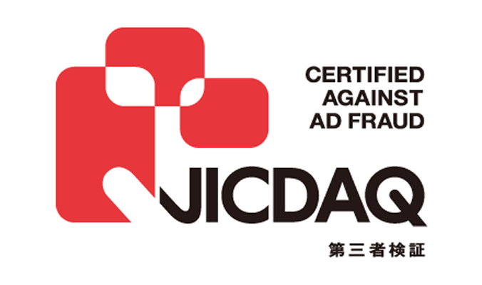 JICDAQ CERTIFIED AGAINST AD FRAUDロゴ